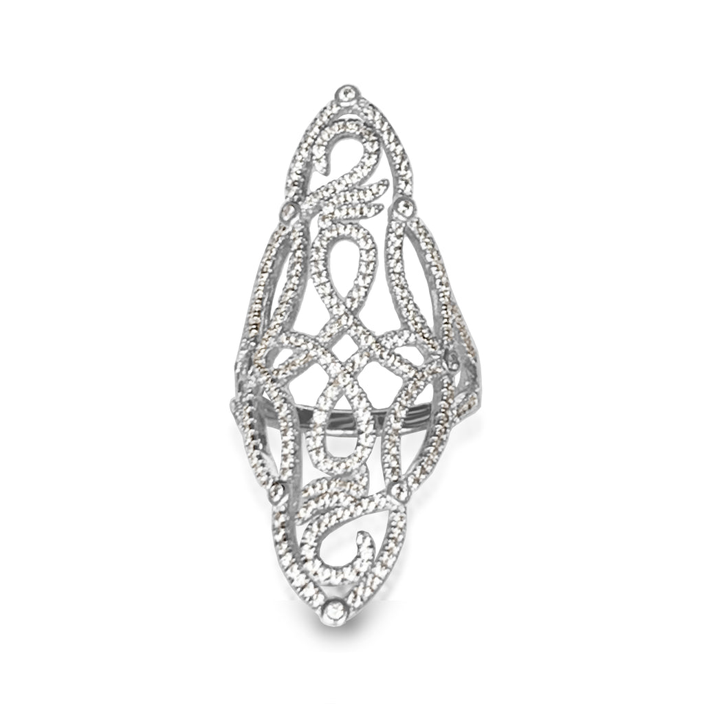 14k gold vintage diamond fashion ring FR258