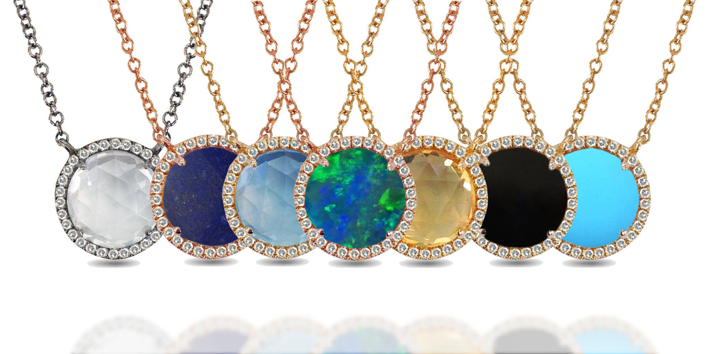 14K Gold Diamond Halo Turquoise Stud Earring ME22501TQ