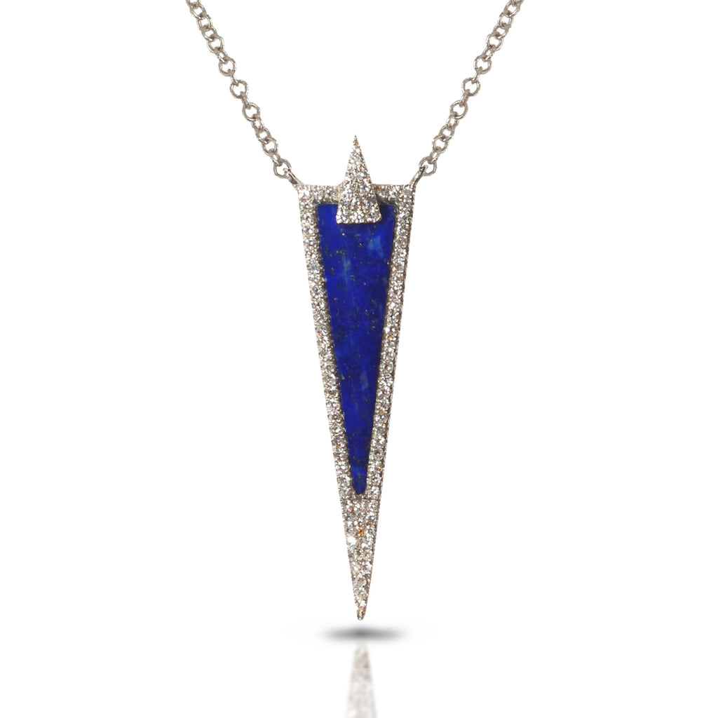 14k lapis and diamond necklace MN71427
