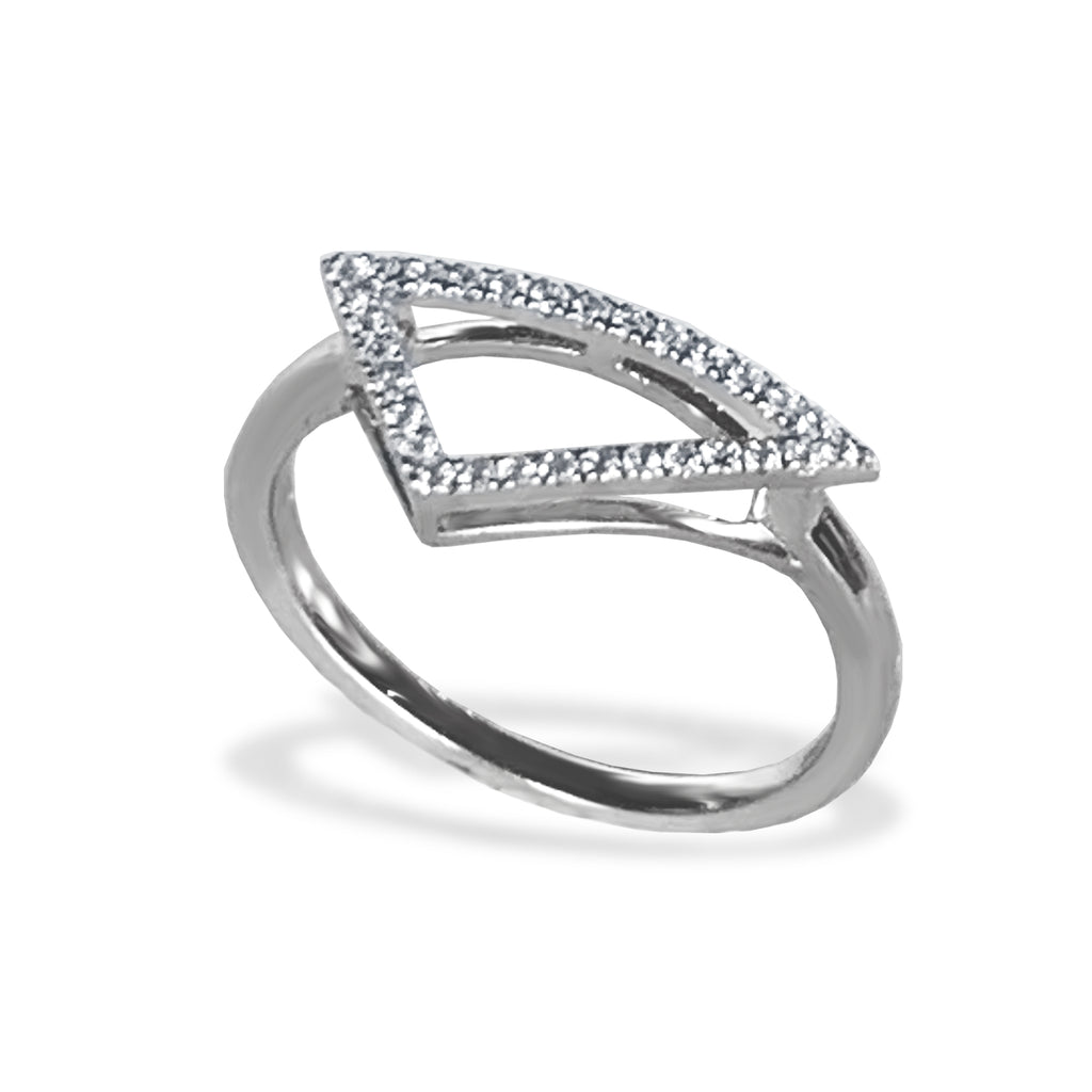 14k gold geometric diamond fashion ring OR1D