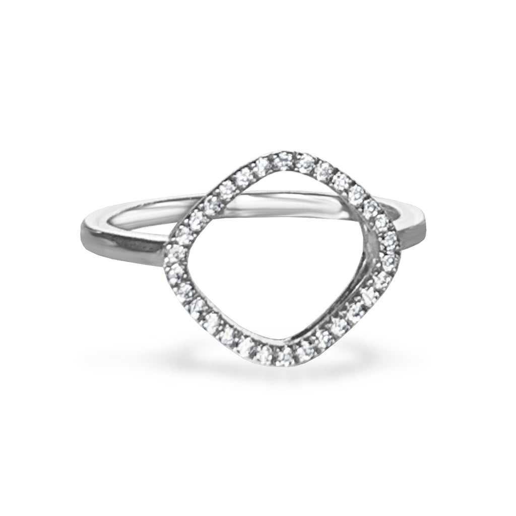 14k gold cushion diamond fashion ring OR3D