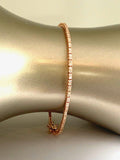 14k gold diamond flexible tennis bracelet BR1D
