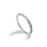 Aliança de casamento de anel de diamante 14k pave LWS520W