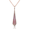 14k Pink Mother of Pearl Art Deco Pendant MP24913