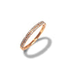 Aliança de casamento com diamante de 14k e anel de pilha da moda SR11931